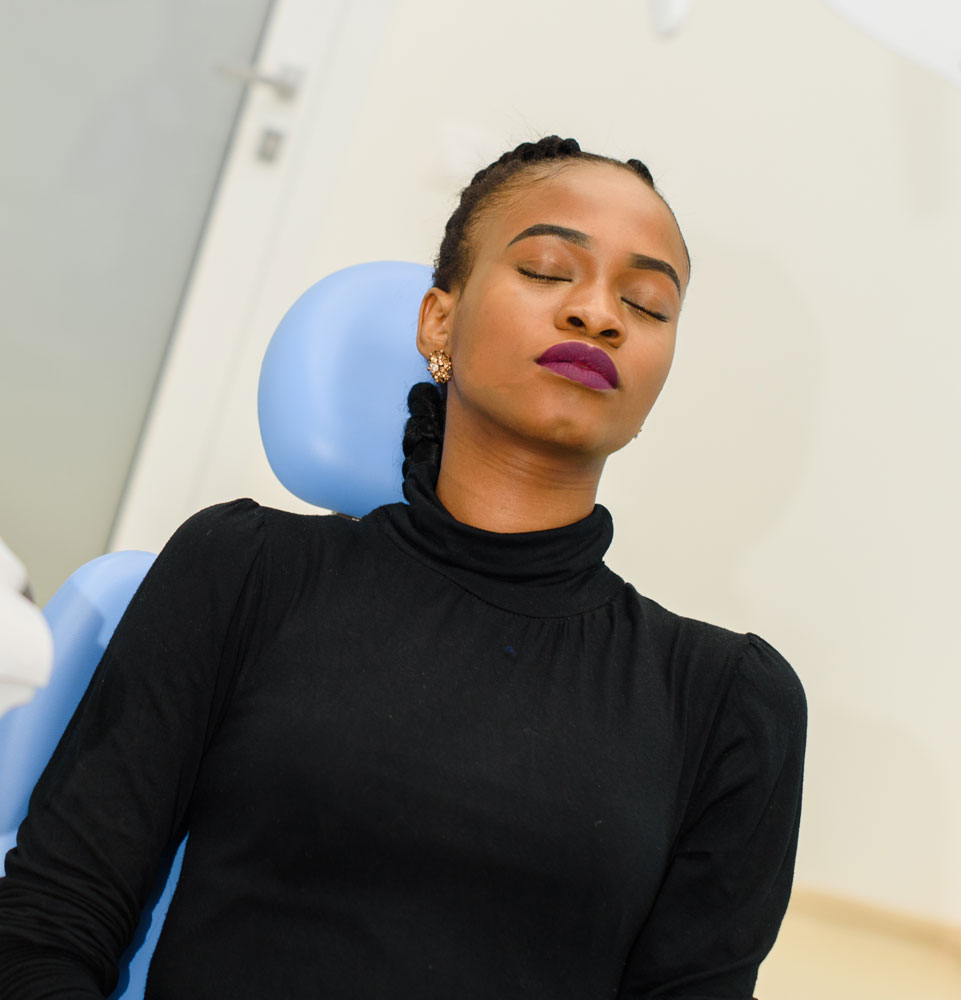 dental patient under sedation