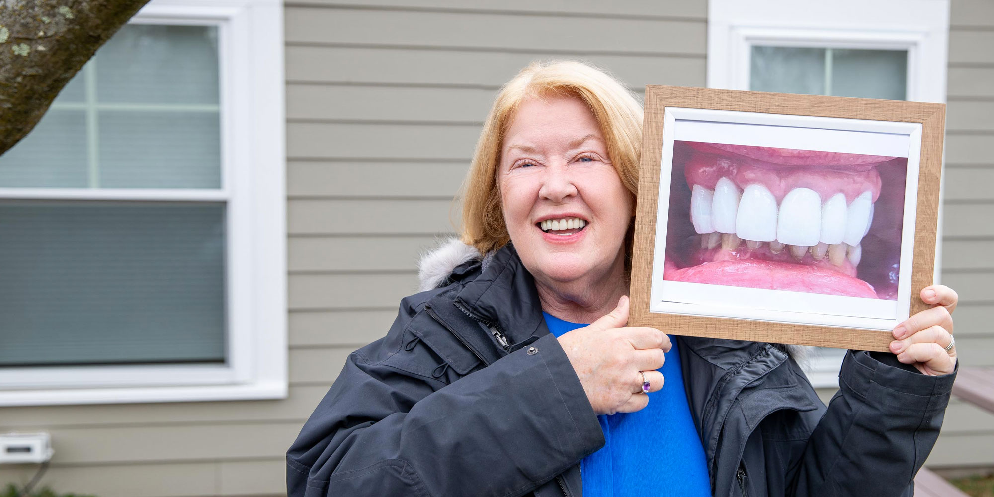 peggy with before photos and newc confidence